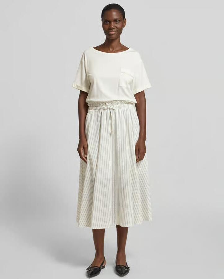 Liu Jo White regular fit midi-jurk met borstzak - Foto 6