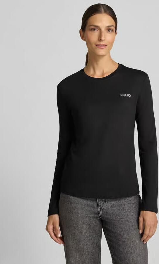 Liu Jo White Regular fit shirt met lange mouwen met labelstitching - Foto 3