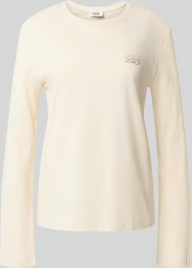 Liu Jo White Regular fit shirt met lange mouwen met labelstitching - Foto 2