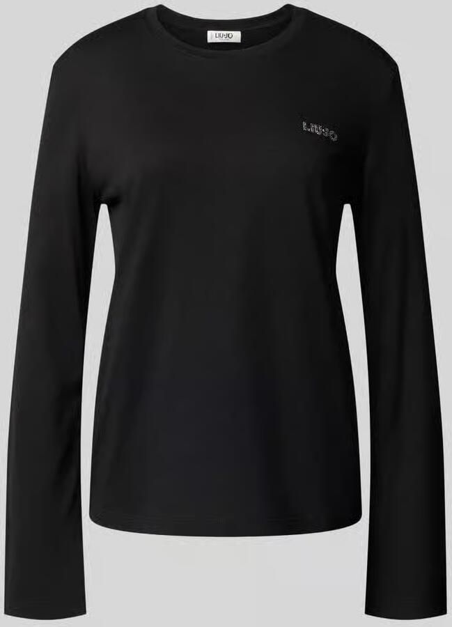 Liu Jo White Regular fit shirt met lange mouwen met labelstitching - Foto 2