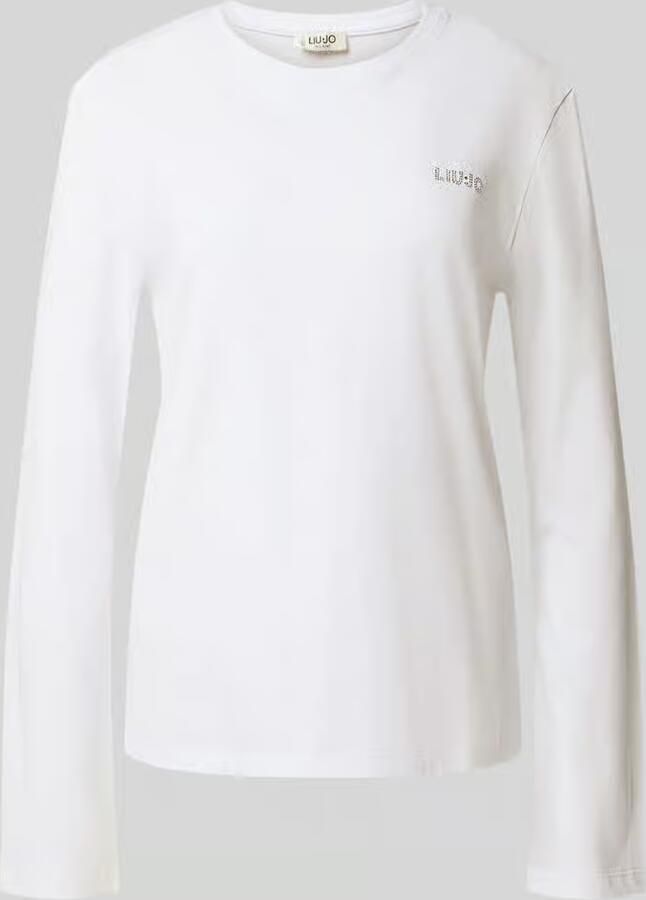Liu Jo White Regular fit shirt met lange mouwen met labelstitching - Foto 2