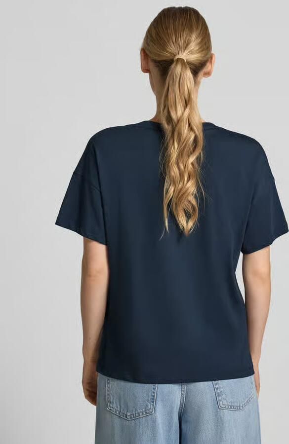 Liu Jo White Regular fit t-shirt van puur katoen