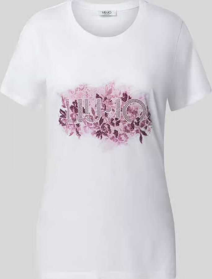 Liu Jo White Regular fit t-shirt van puur katoen - Foto 2