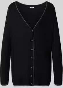 Liu Jo White relaxed fit cardigan van viscosemix model 'Aperta'