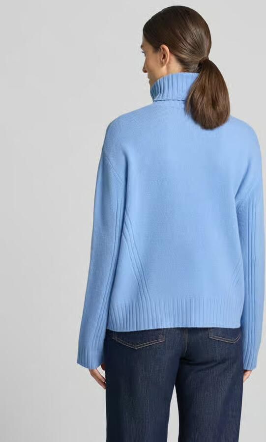 Liu Jo White relaxed fit coltrui van pure wol - Foto 3