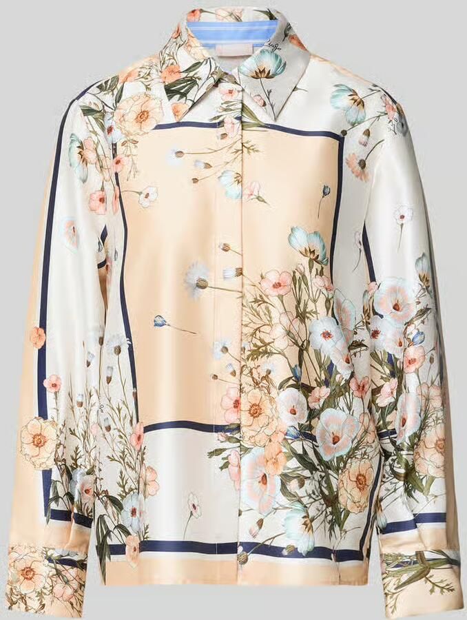 Liu Jo White Relaxed fit overhemdblouse met florale all-over print - Foto 2