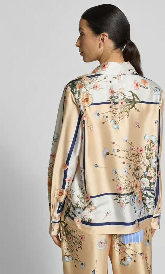 Liu Jo White Relaxed fit overhemdblouse met florale all-over print - Foto 3