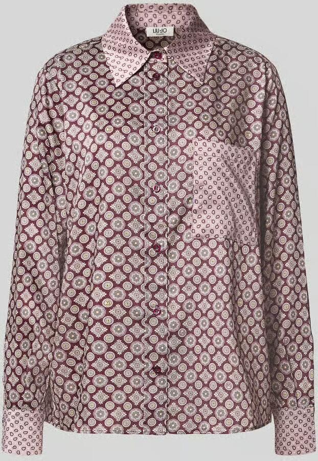 Liu Jo White relaxed fit overhemdblouse model 'CAMICIA' - Foto 2
