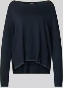 Liu Jo White relaxed fit pullover van viscosemix model 'MAGLIA CHIUSA'