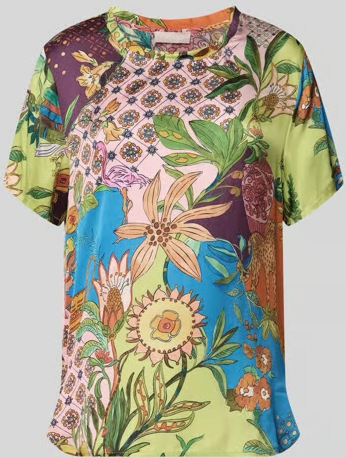 Liu Jo White relaxed fit T-shirt van pure viscose - Foto 2