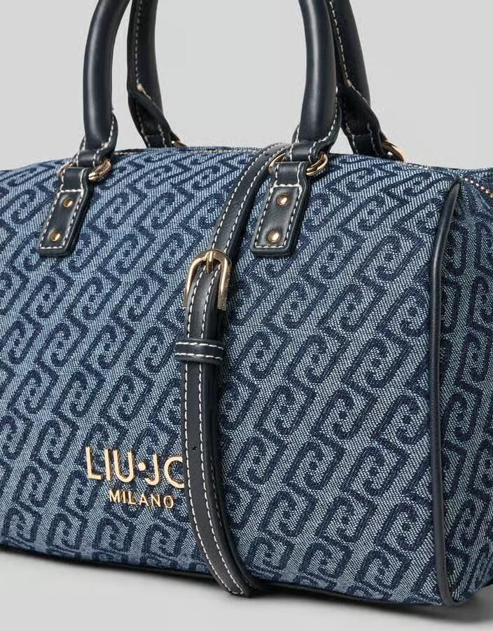 Liu Jo White Satchel bag in denim look model 'Evrim' - Foto 2
