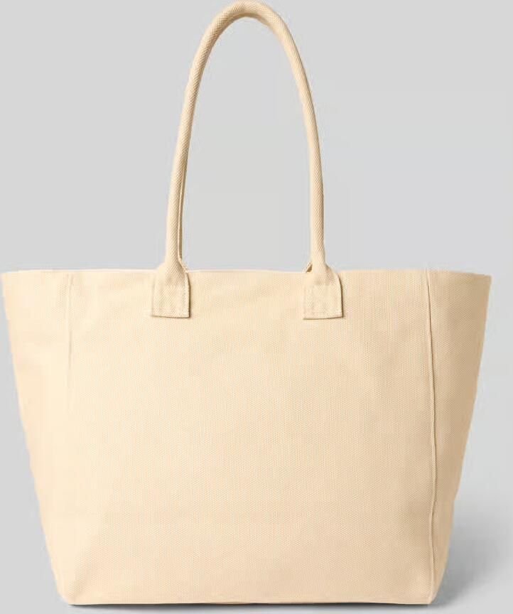 Liu Jo White Shopper met labelstitching model 'PLENTIA' - Foto 3