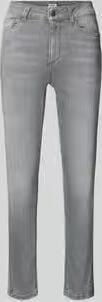 Liu Jo White skinny fit jeans in used-look met steekzakken model 'IDEAL'