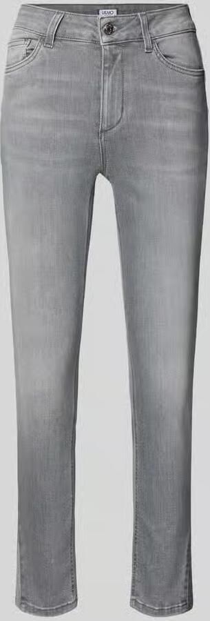 Liu Jo White skinny fit jeans in used-look met steekzakken model 'IDEAL' - Foto 2