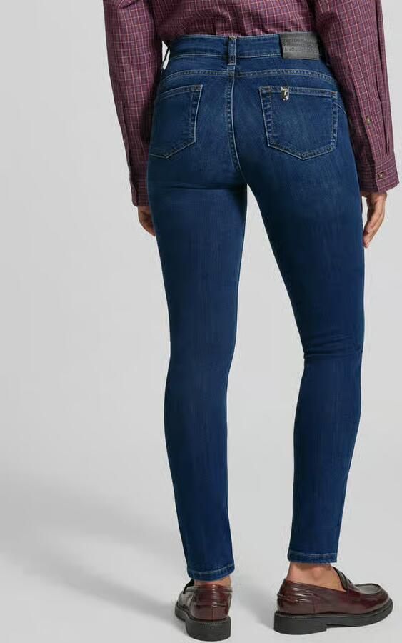Liu Jo White skinny fit jeans met labeldetail - Foto 3