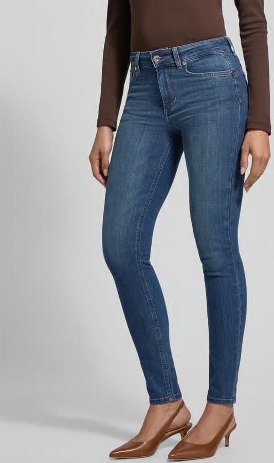 Liu Jo White Skinny fit Jeans met siersteentjes Model 'DIVINE' - Foto 3
