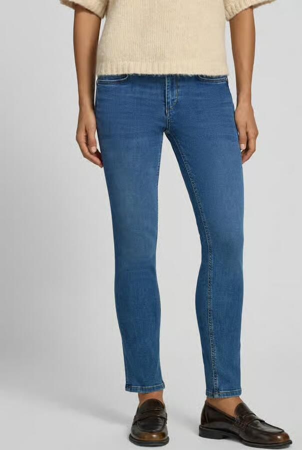 Liu Jo White skinny fit jeans van elastische katoenmix model 'MONROE' - Foto 3