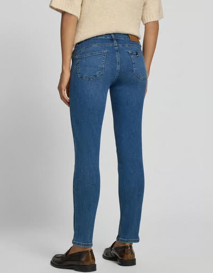 Liu Jo White skinny fit jeans van elastische katoenmix model 'MONROE' - Foto 2
