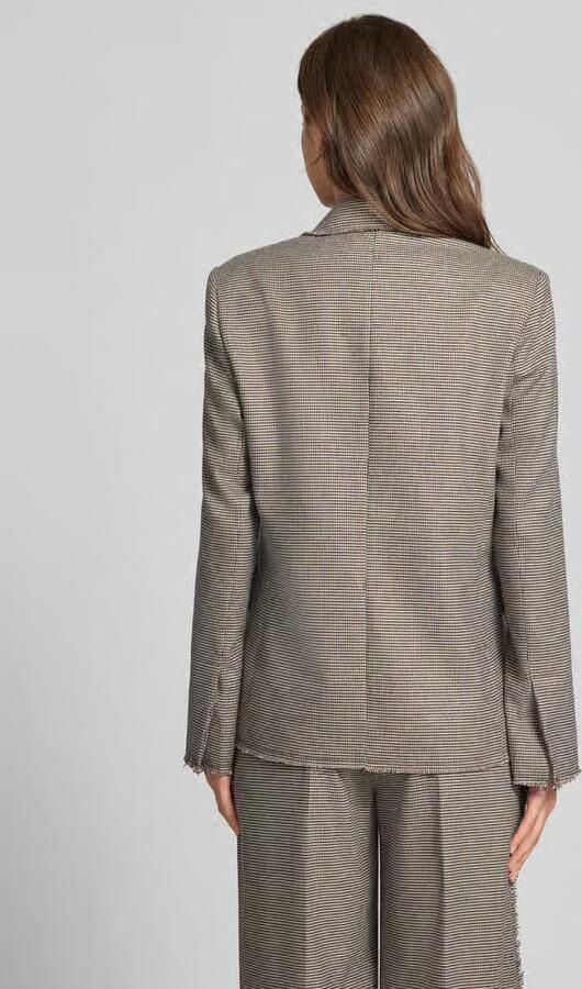 Liu Jo White Slim fit blazer met klepzakken model 'TINTO FILO' - Foto 3