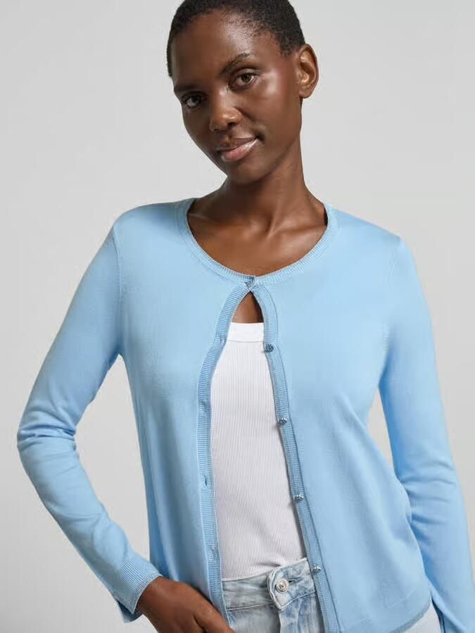 Liu Jo White slim fit cardigan van viscosemix in tricotlook