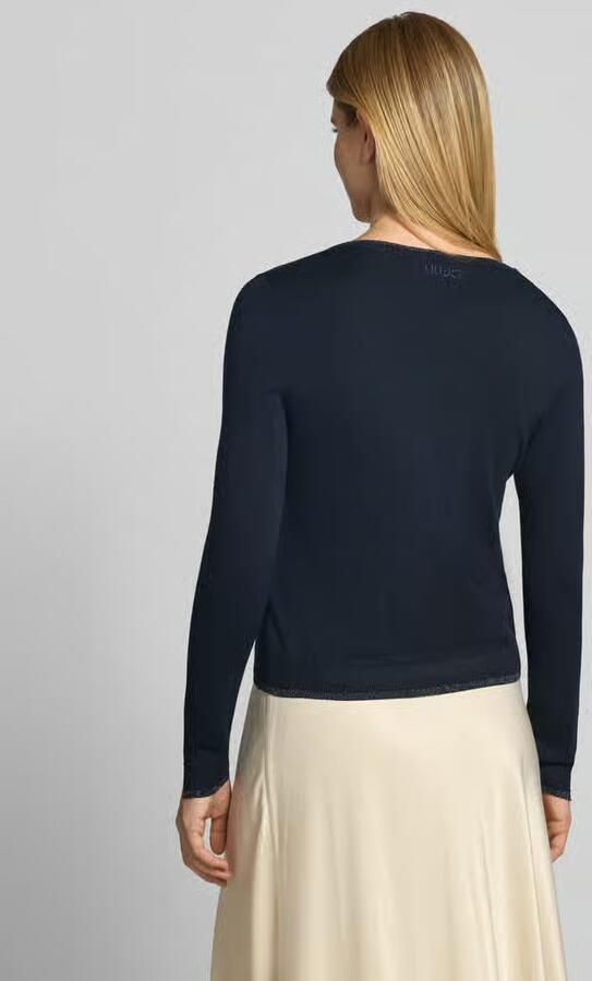 Liu Jo White Slim Fit cardigan van viscosemix model 'MAGLIA APERTA' - Foto 2
