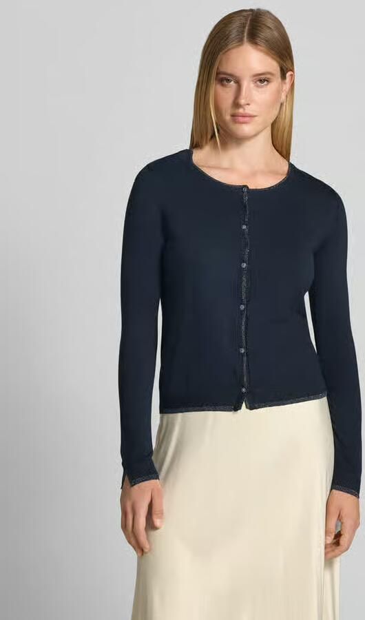 Liu Jo White Slim Fit cardigan van viscosemix model 'MAGLIA APERTA' - Foto 3