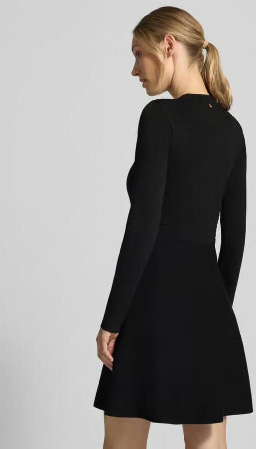 Liu Jo White Slim Fit mini-jurk van viscosemix model 'Abito Maglia' - Foto 2