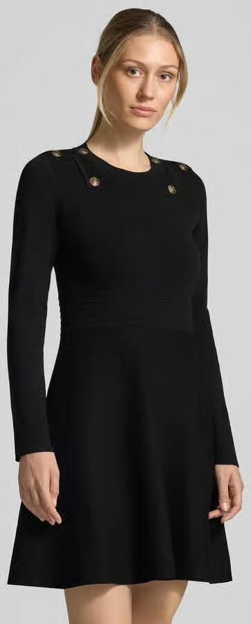 Liu Jo White Slim Fit mini-jurk van viscosemix model 'Abito Maglia' - Foto 3