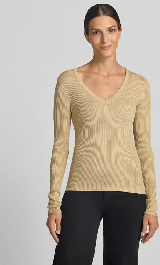 Liu Jo White Slim fit pullover van viscosemix model 'Maglia' - Foto 3
