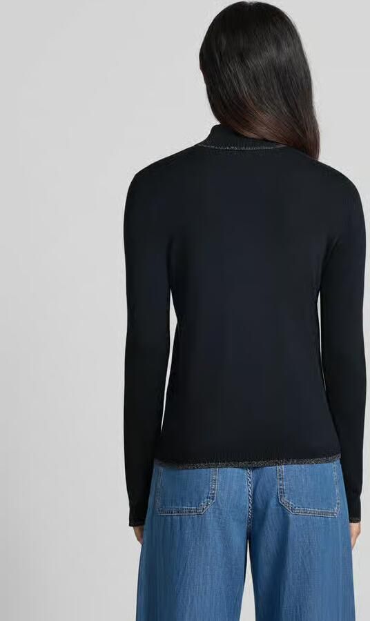 Liu Jo White Slim fit shirt met lange mouwen van viscosemix model 'MAGLIA CHIUSA' - Foto 2