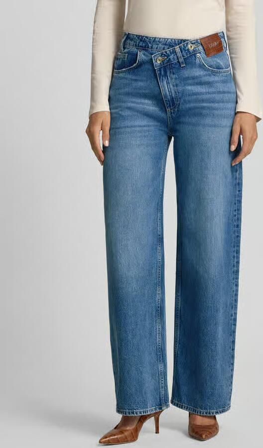 Liu Jo White straight fit jeans van puur katoen - Foto 3
