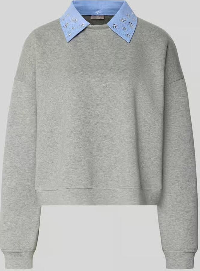 Liu Jo White sweatshirt met Overhemdkraag - Foto 2