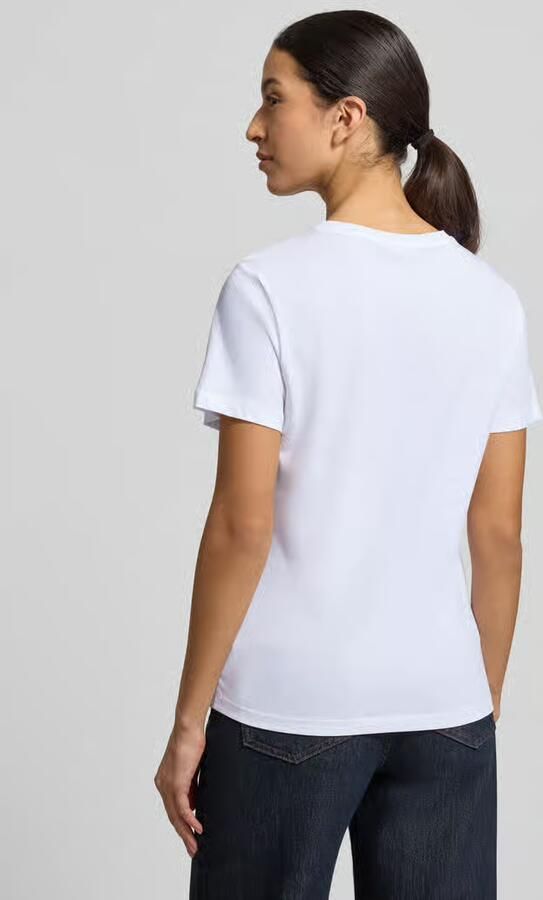 Liu Jo White T-shirt met labeldetail - Foto 3