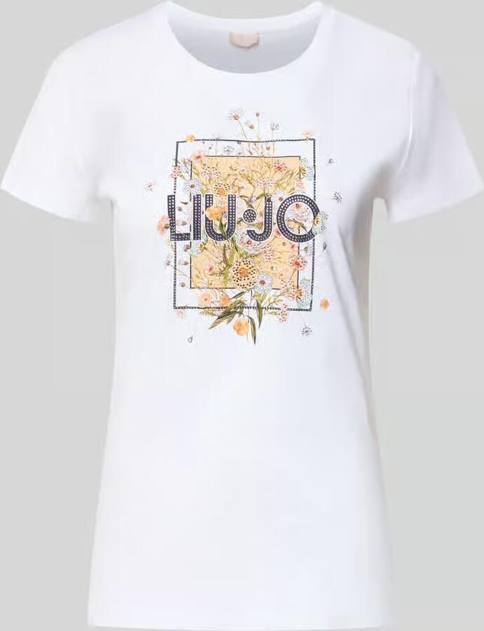 LIU JO Dames Tops & T-shirts Ecs T-shirt Moda M c Wit - Foto 6
