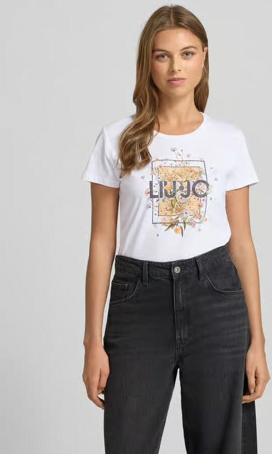LIU JO Dames Tops & T-shirts Ecs T-shirt Moda M c Wit - Foto 7