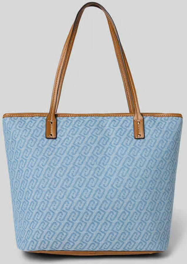 Liu Jo White Tote Bag in denim-look model 'Evrim' - Foto 6