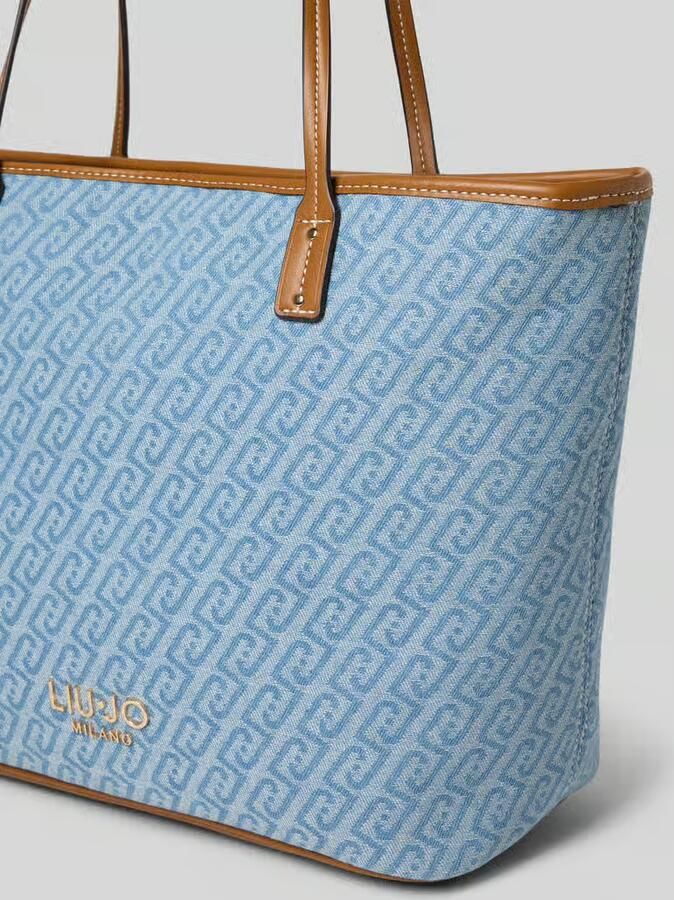Liu Jo White Tote Bag in denim-look model 'Evrim'