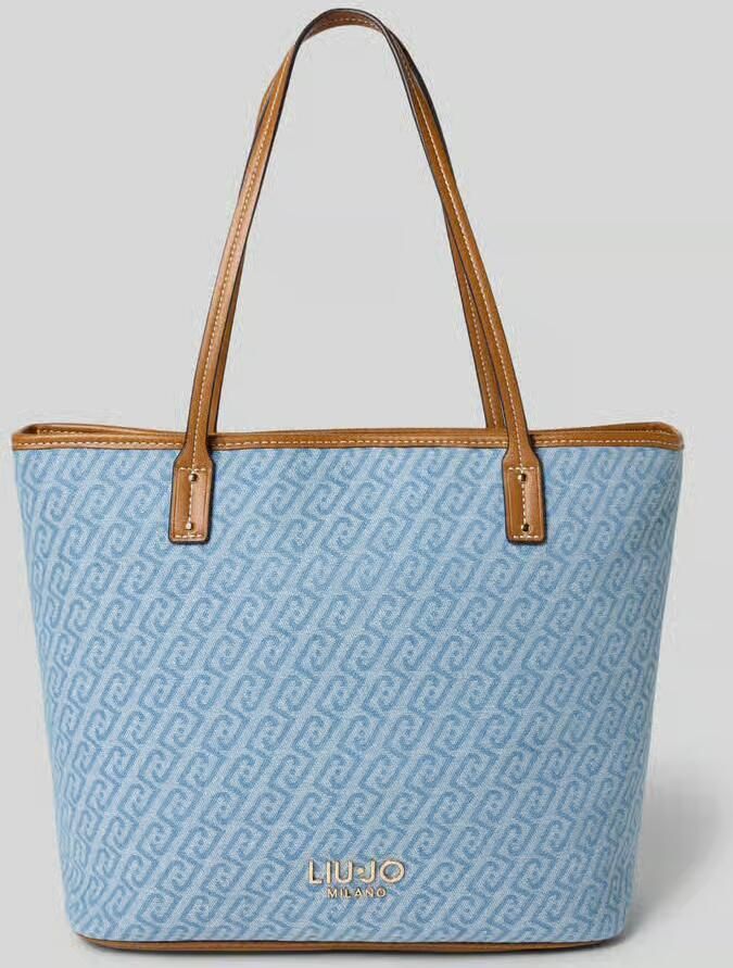 Liu Jo White Tote Bag in denim-look model 'Evrim' - Foto 2