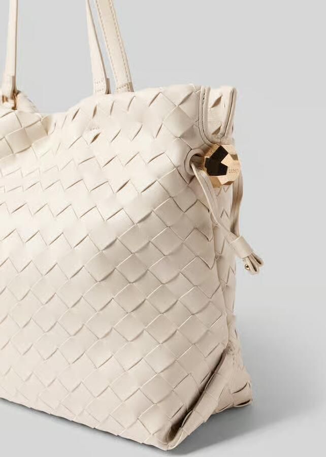 Liu Jo White Tote Tas in Leerlook Model 'Riccy'