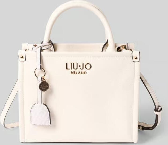 Liu Jo White Tote bag met logo-applicatie model 'Ridhi' - Foto 2