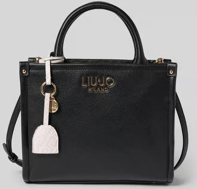 Liu Jo White Tote bag met logo-applicatie model 'Ridhi' - Foto 2