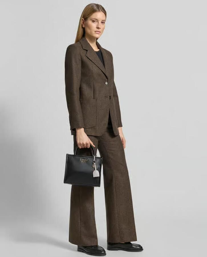 Liu Jo White Tote bag met logo-applicatie model 'Ridhi' - Foto 3