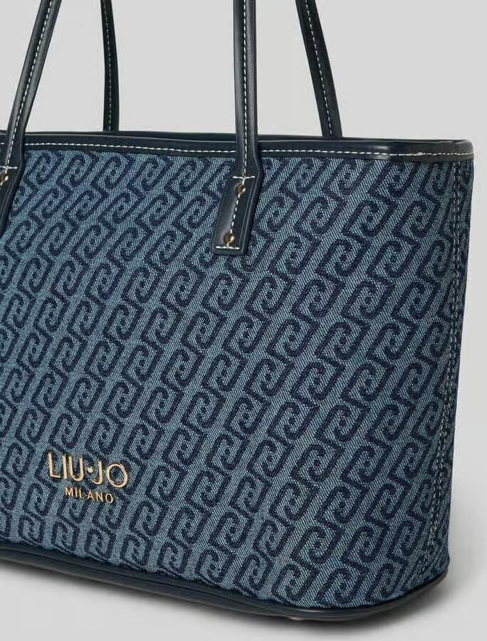 Liu Jo White Tote bag met logodetail model 'Evrim'