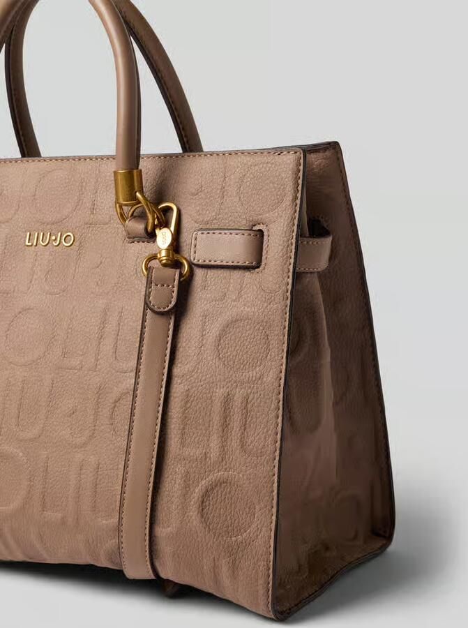 Liu Jo White Tote tas met all-over logodetail model 'Manhattan'