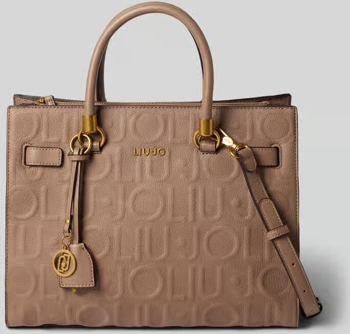 Liu Jo White Tote tas met all-over logodetail model 'Manhattan' - Foto 2