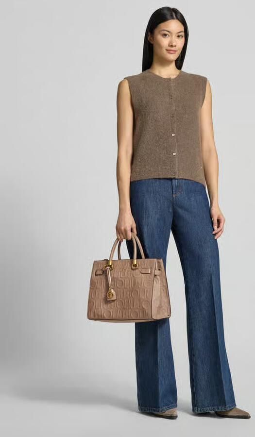 Liu Jo White Tote tas met all-over logodetail model 'Manhattan' - Foto 5