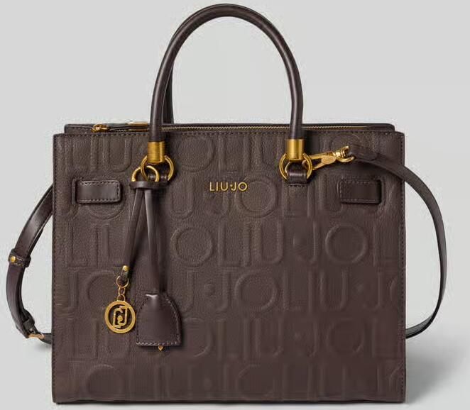 Liu Jo White Tote tas met all-over logodetail model 'Manhattan' - Foto 6