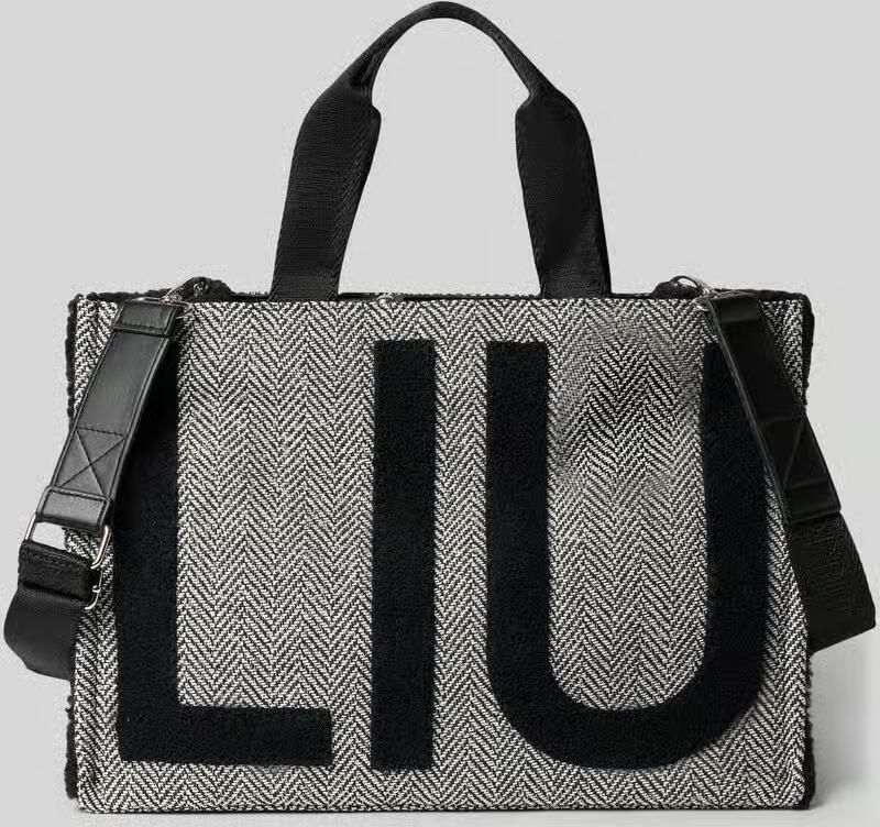 Liu Jo White Tote tas met label-details