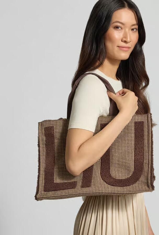 Liu Jo White Tote tas met label-details - Foto 5