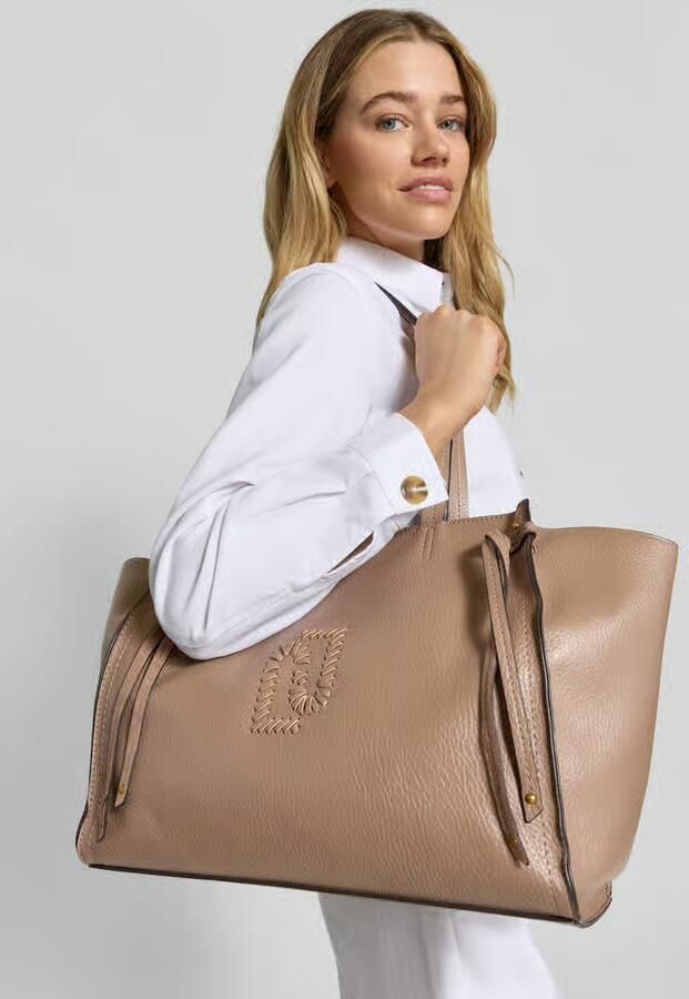 Liu Jo White Tote tas met logodetail model 'Lapis' - Foto 4